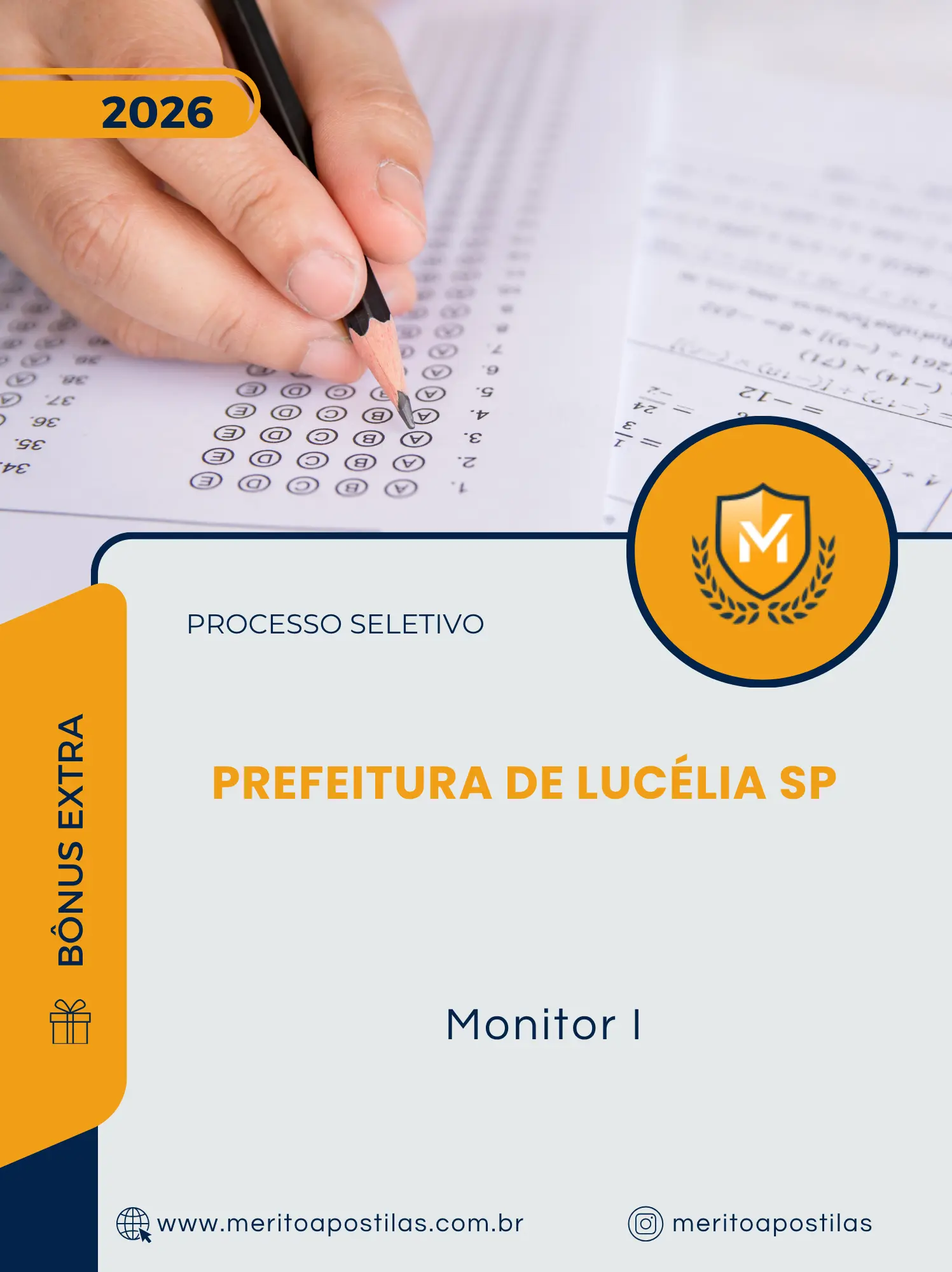 Apostila Monitor I Prefeitura de Lucélia SP 2026