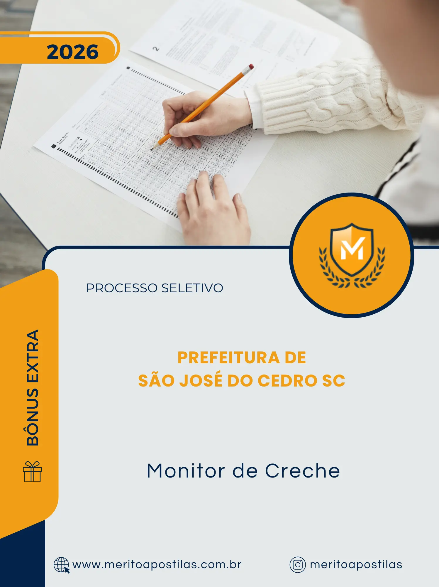 Apostila Monitor de Creche Prefeitura de São José do Cedro SC 2026