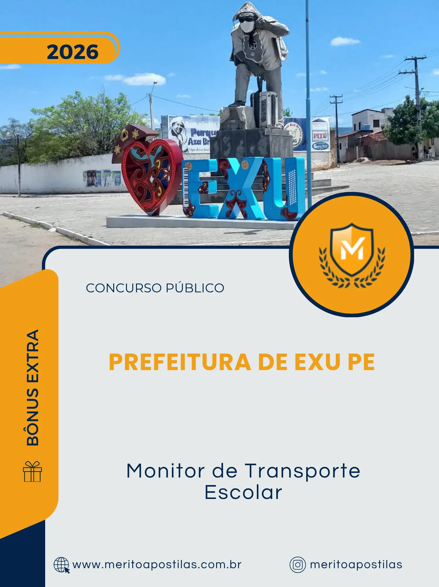 Apostila Monitor de Transporte Escolar Prefeitura de Exu PE 2026