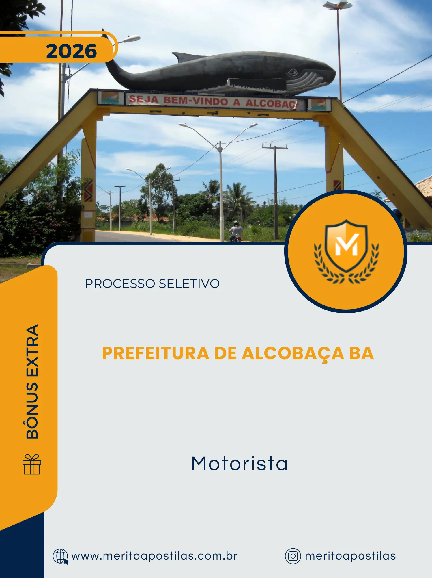 Apostila Motorista Prefeitura de Alcobaça BA 2026