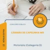 Apostila Motorista Categoria D Câmara de Capelinha MG 2026