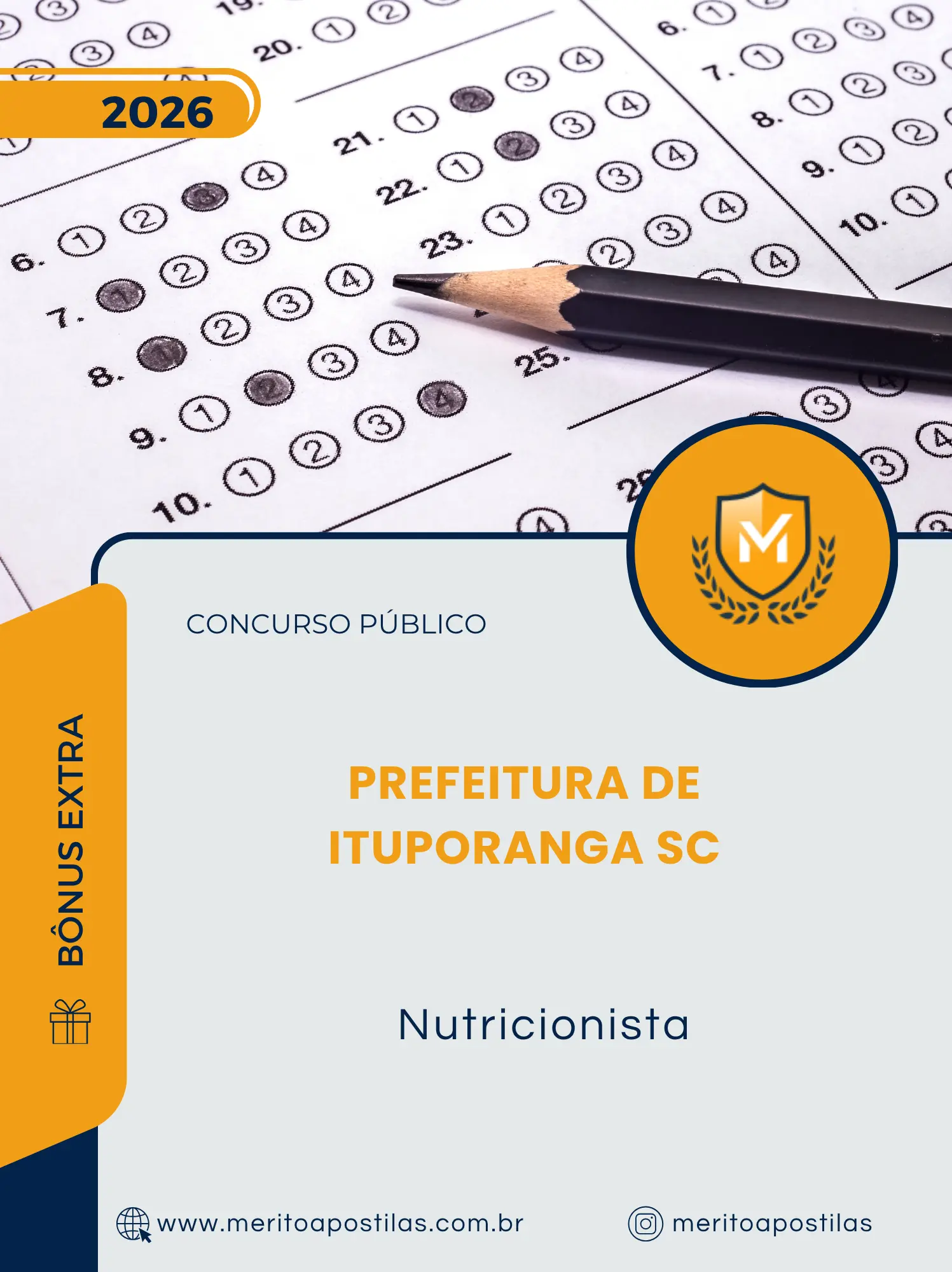 Apostila Nutricionista Prefeitura de Ituporanga SC 2026