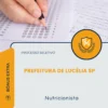 Apostila Nutricionista Prefeitura de Lucélia SP 2026