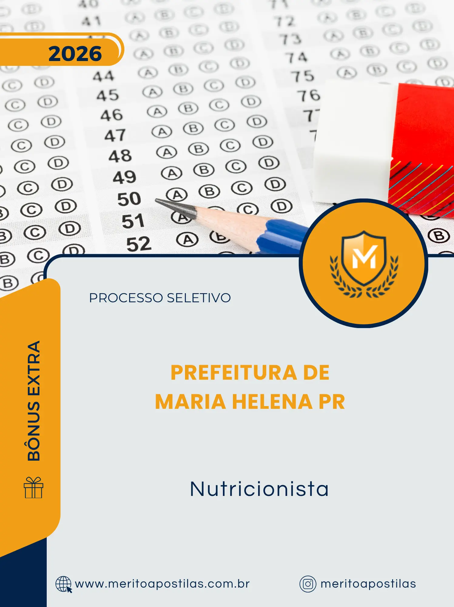 Apostila Nutricionista Prefeitura de Maria Helena PR 2026