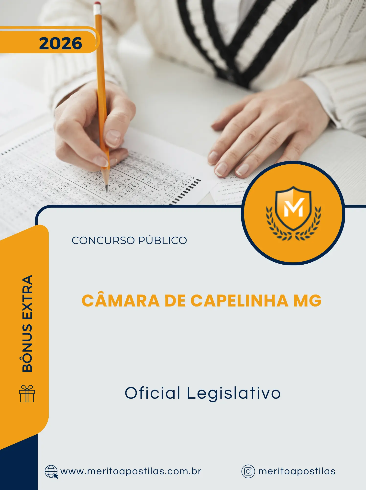 Apostila Oficial Legislativo Câmara de Capelinha MG 2026