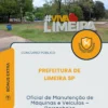 Apostila Oficial de Manutenção de Máquinas e Veículos Borracheiro Prefeitura de Limeira SP 2026