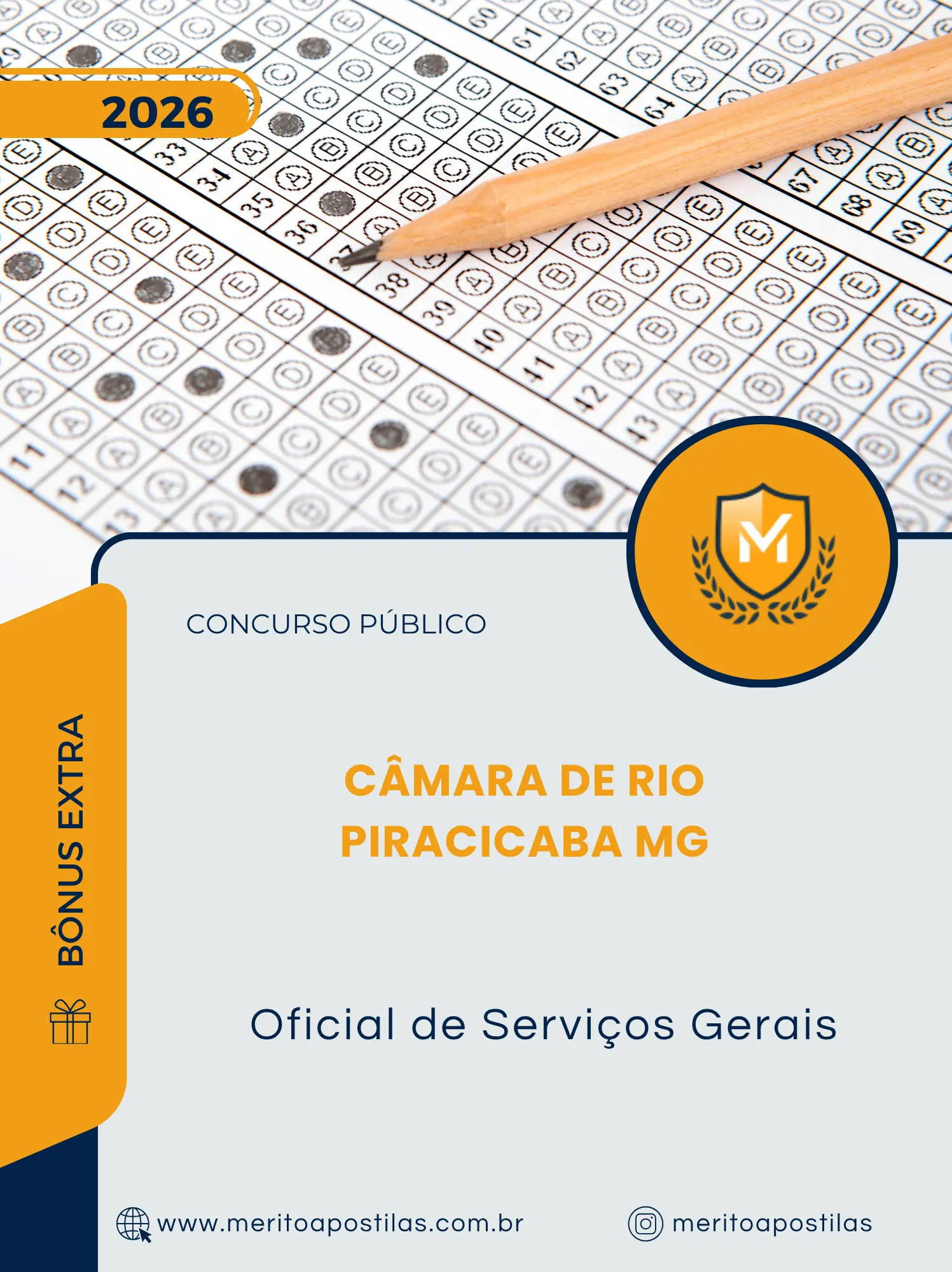 Apostila Oficial de Serviços Gerais Câmara de Rio Piracicaba MG 2026