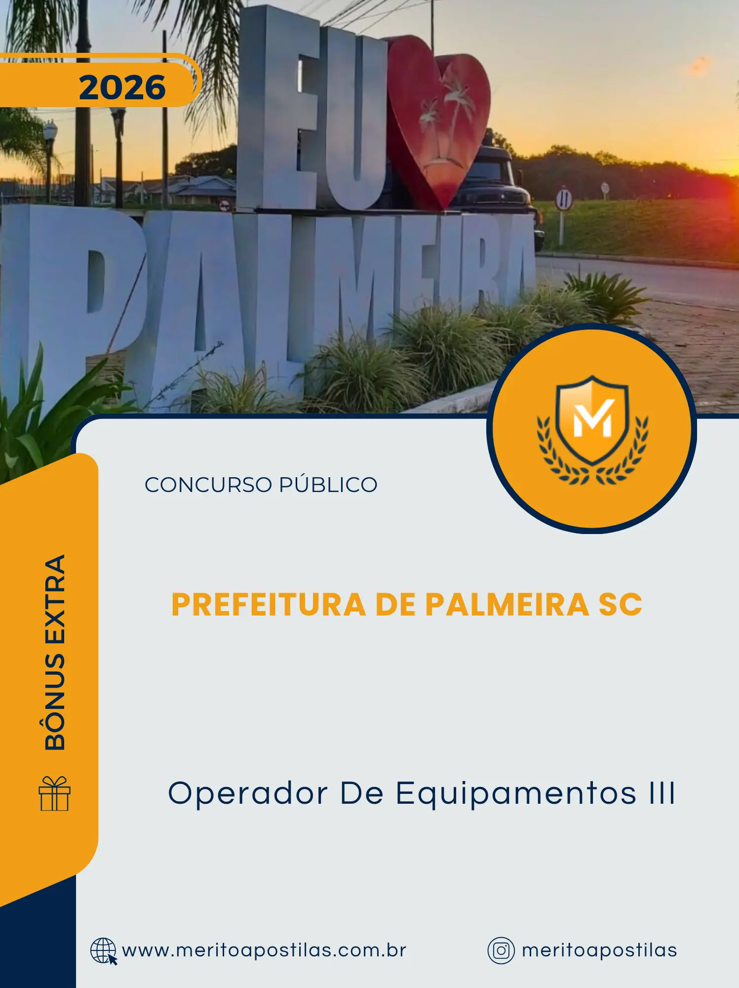 Apostila Operador De Equipamentos III Prefeitura De Palmeira SC 2026