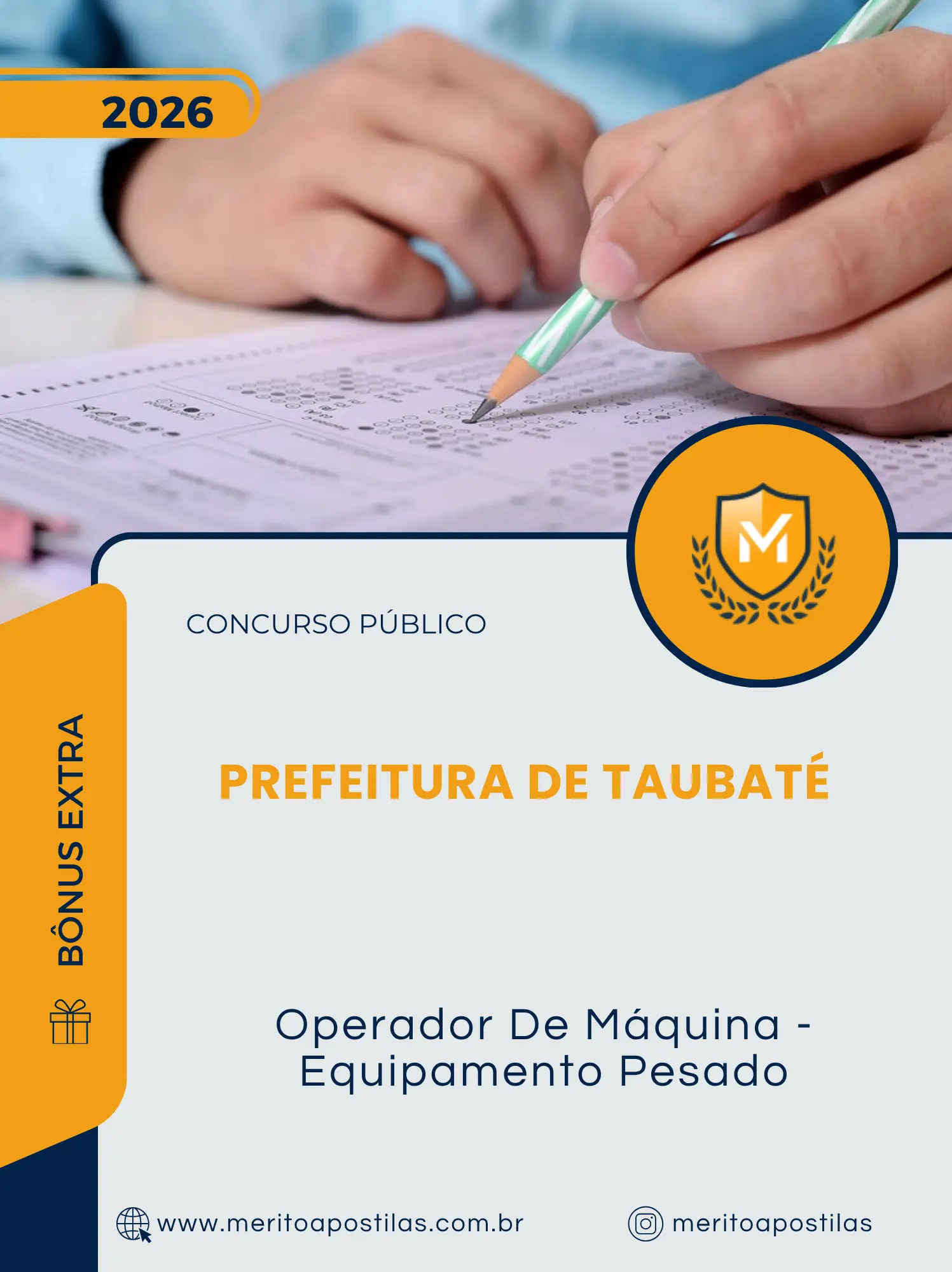 Apostila Operador De Máquina Equipamento Pesado Prefeitura de Taubaté SP 2026