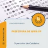 Apostila Operador de Caldeira Prefeitura de Ibirá SP 2026