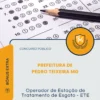 Apostila Operador de Estação de Tratamento de Esgoto ETE Prefeitura de Pedro Teixeira MG 2026