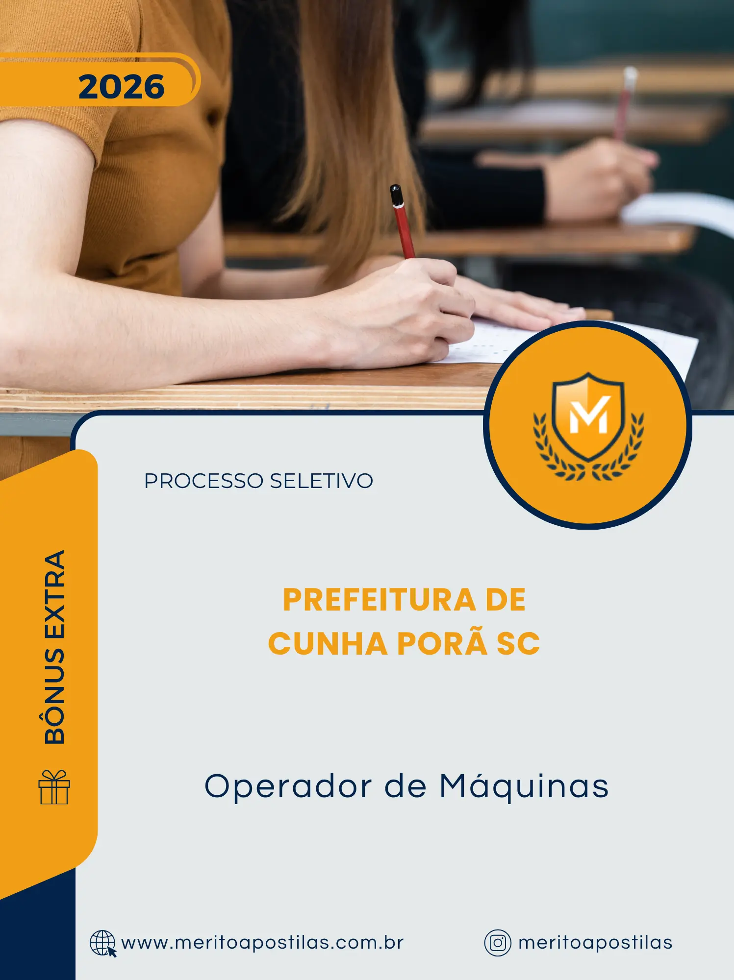 Apostila Operador de Máquinas Prefeitura de Cunha Porã SC 2026