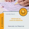 Apostila Operador de Máquinas Prefeitura de Lagoa de Pedras RN 2026