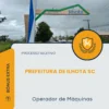 Apostila Operador de Máquinas Prefeitura de Ilhota SC 2026