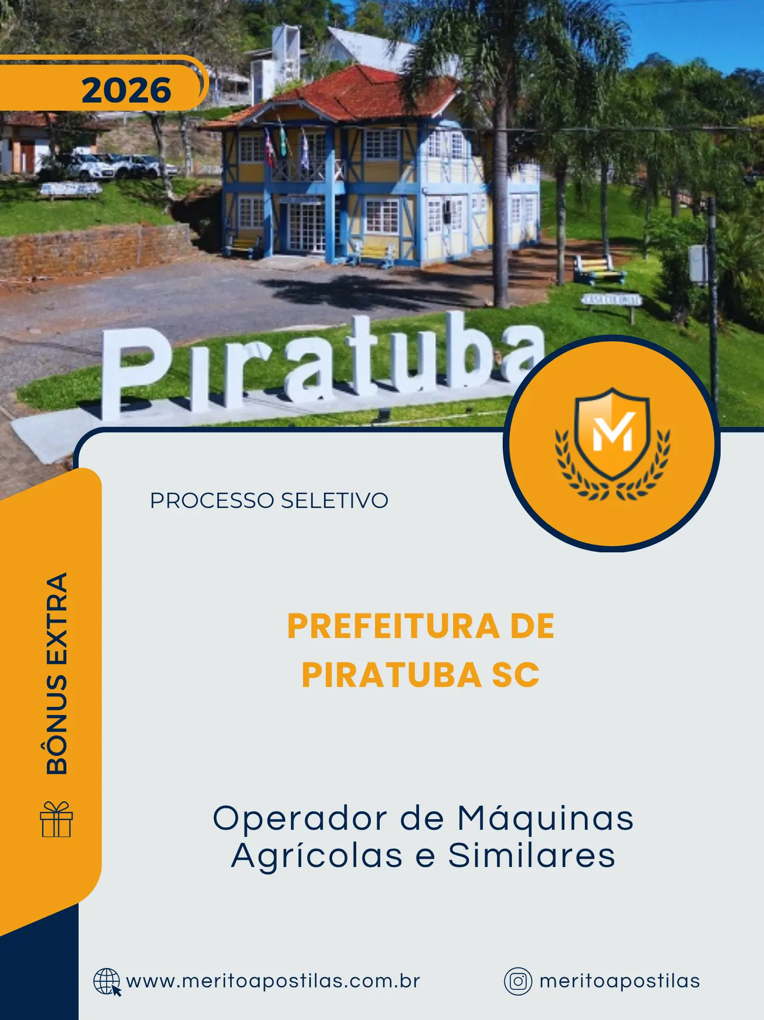 Apostila Operador de Máquinas Agrícolas e Similares Prefeitura de Piratuba SC 2026