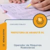 Apostila Operador de Máquinas Rodoviárias Prefeitura de Arabutã SC 2026