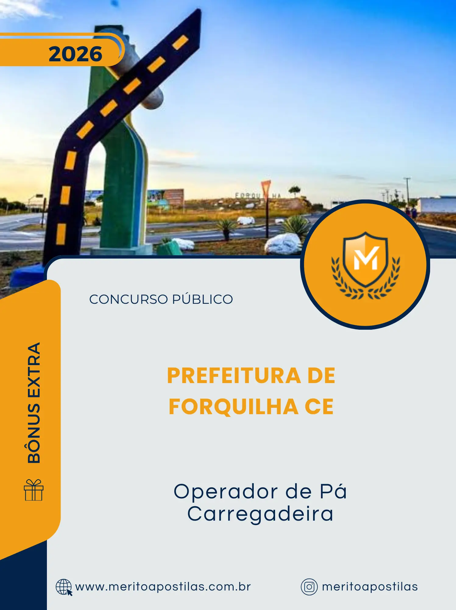 Apostila Operador de Pá Carregadeira Prefeitura de Forquilha CE 2026