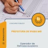 Apostila Operador de Retroescavadeira Prefeitura de Ipaba MG 2026