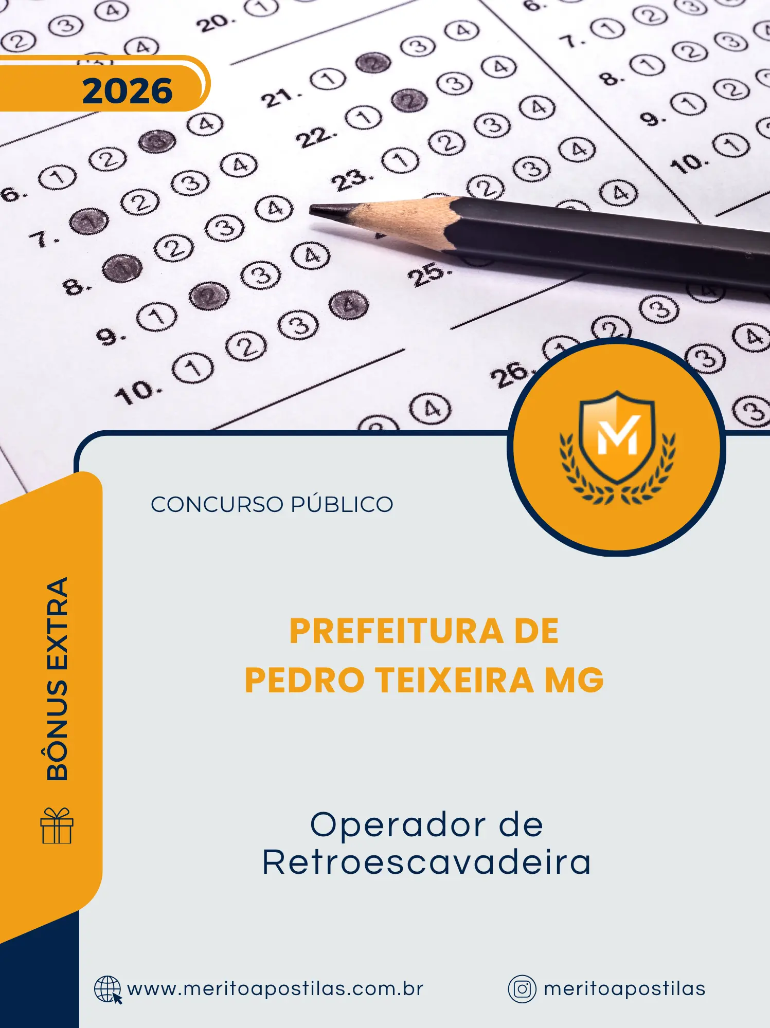 Apostila Operador de Retroescavadeira Prefeitura de Pedro Teixeira MG 2026