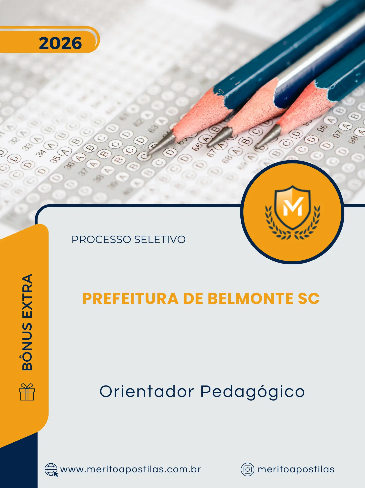 Apostila Orientador Pedagógico Prefeitura de Belmonte SC 2026