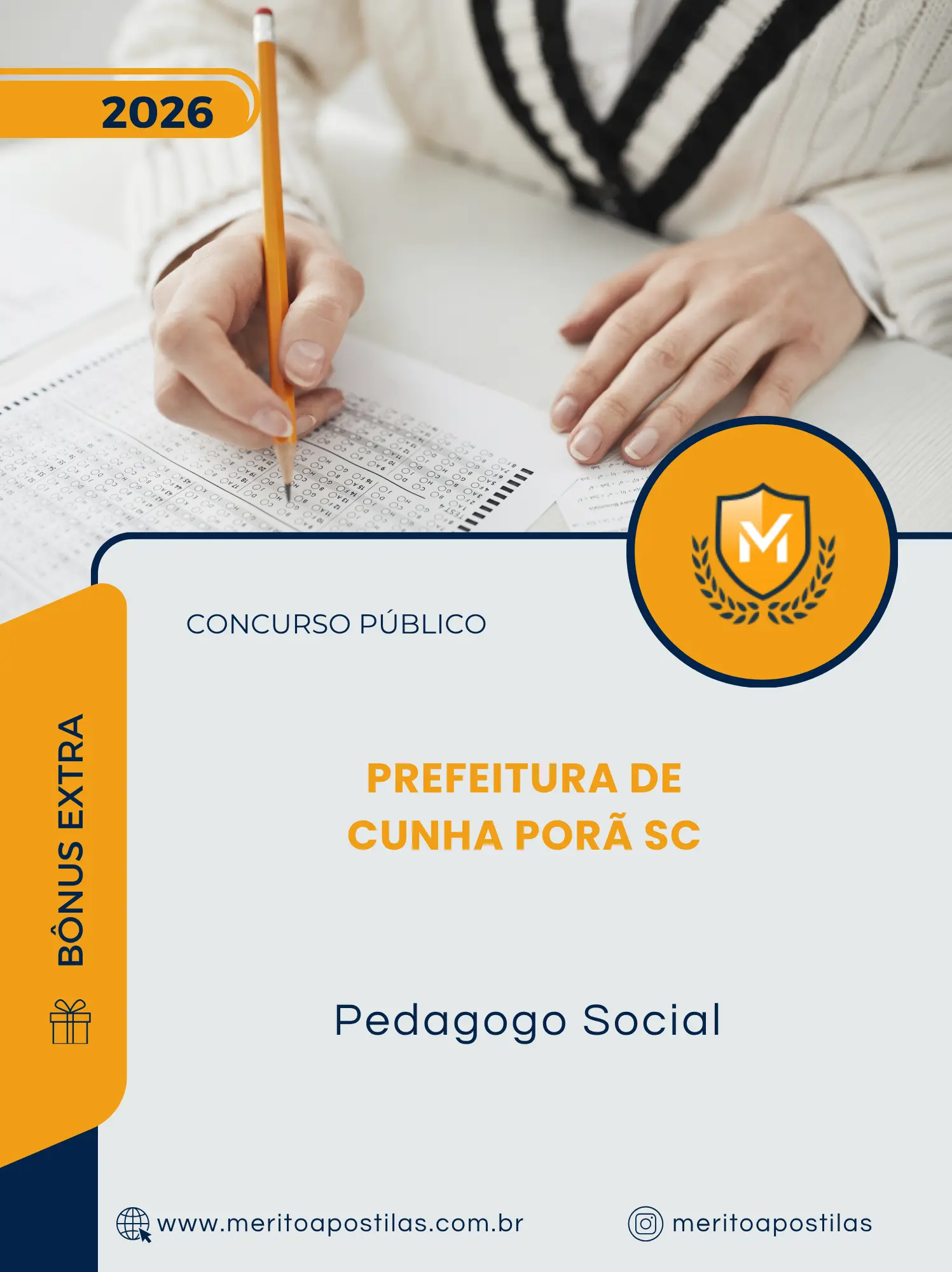 Apostila Pedagogo Social Prefeitura de Cunha Porã SC 2026