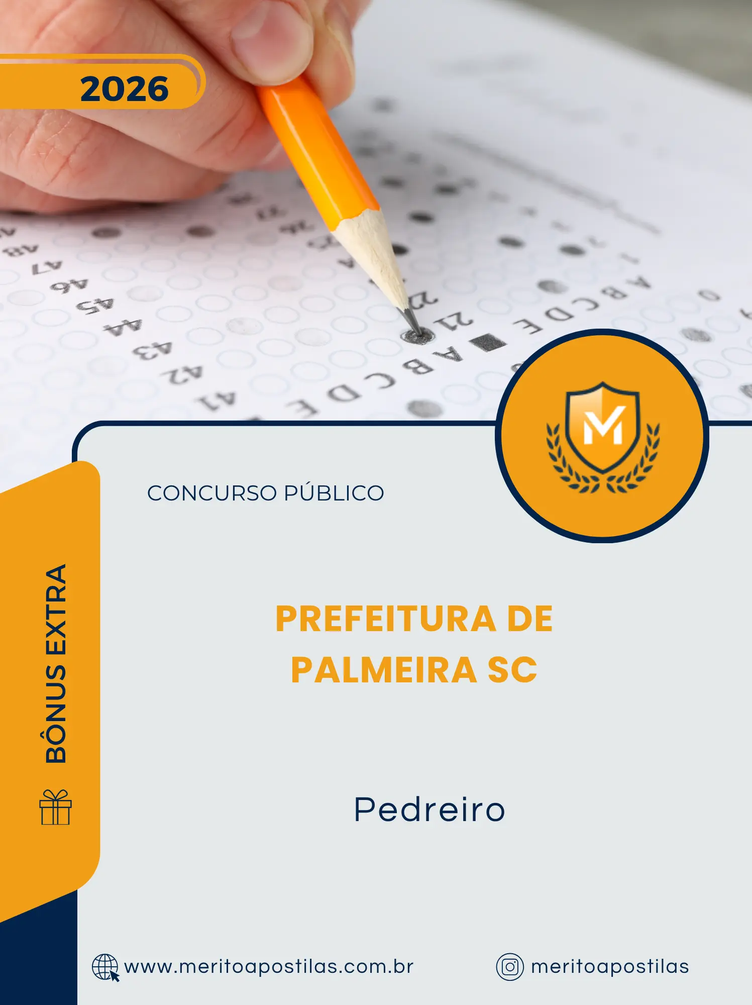 Apostila Pedreiro Prefeitura de Palmeira SC 2026