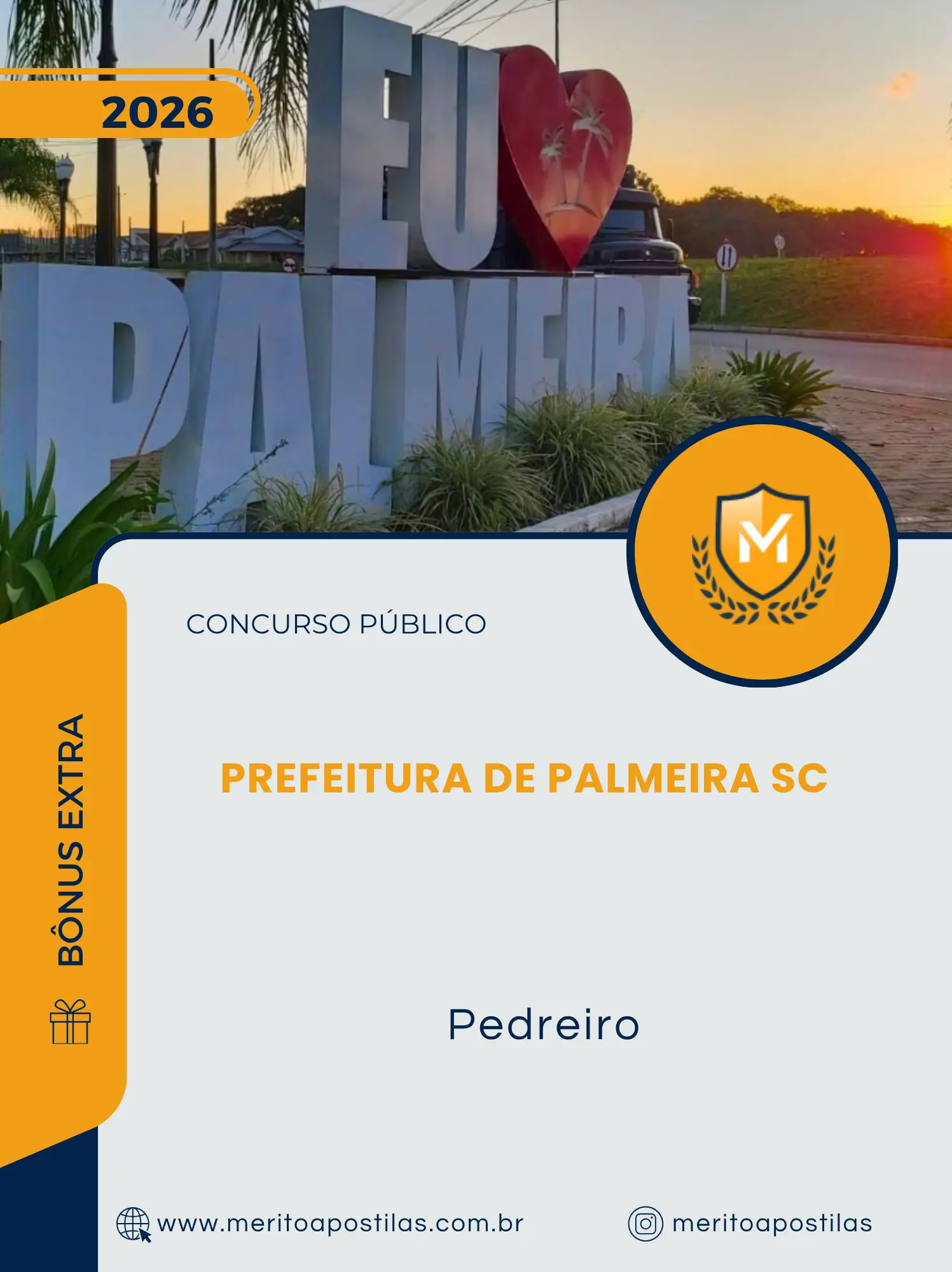Apostila Pedreiro Prefeitura De Palmeira SC 2026
