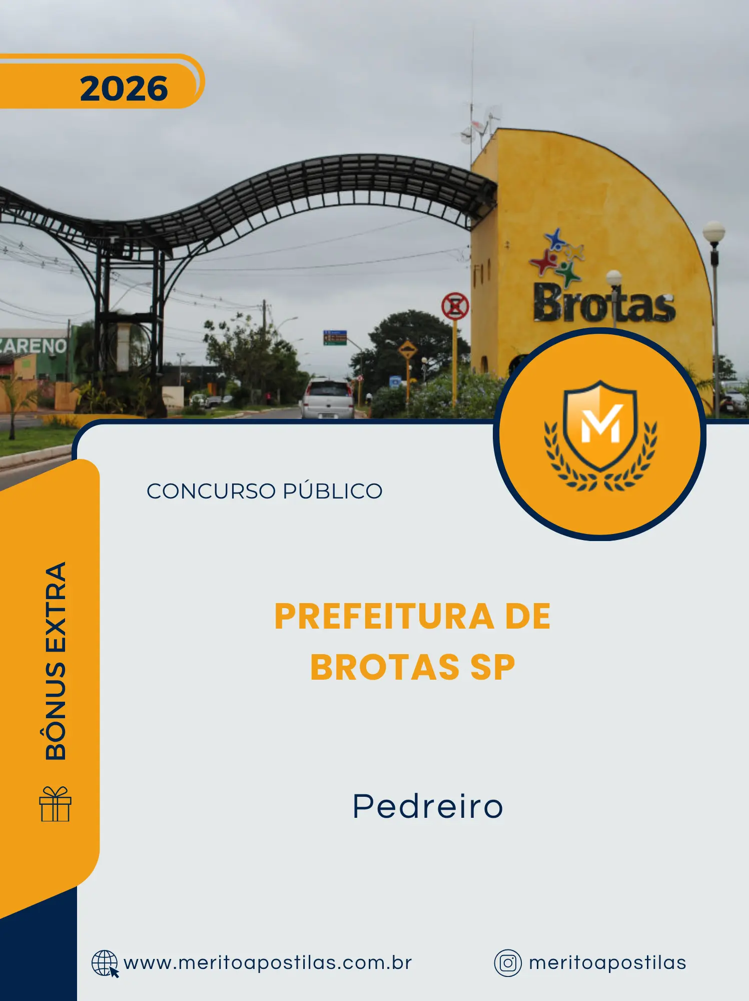 Apostila Pedreiro Prefeitura de Brotas SP 2026