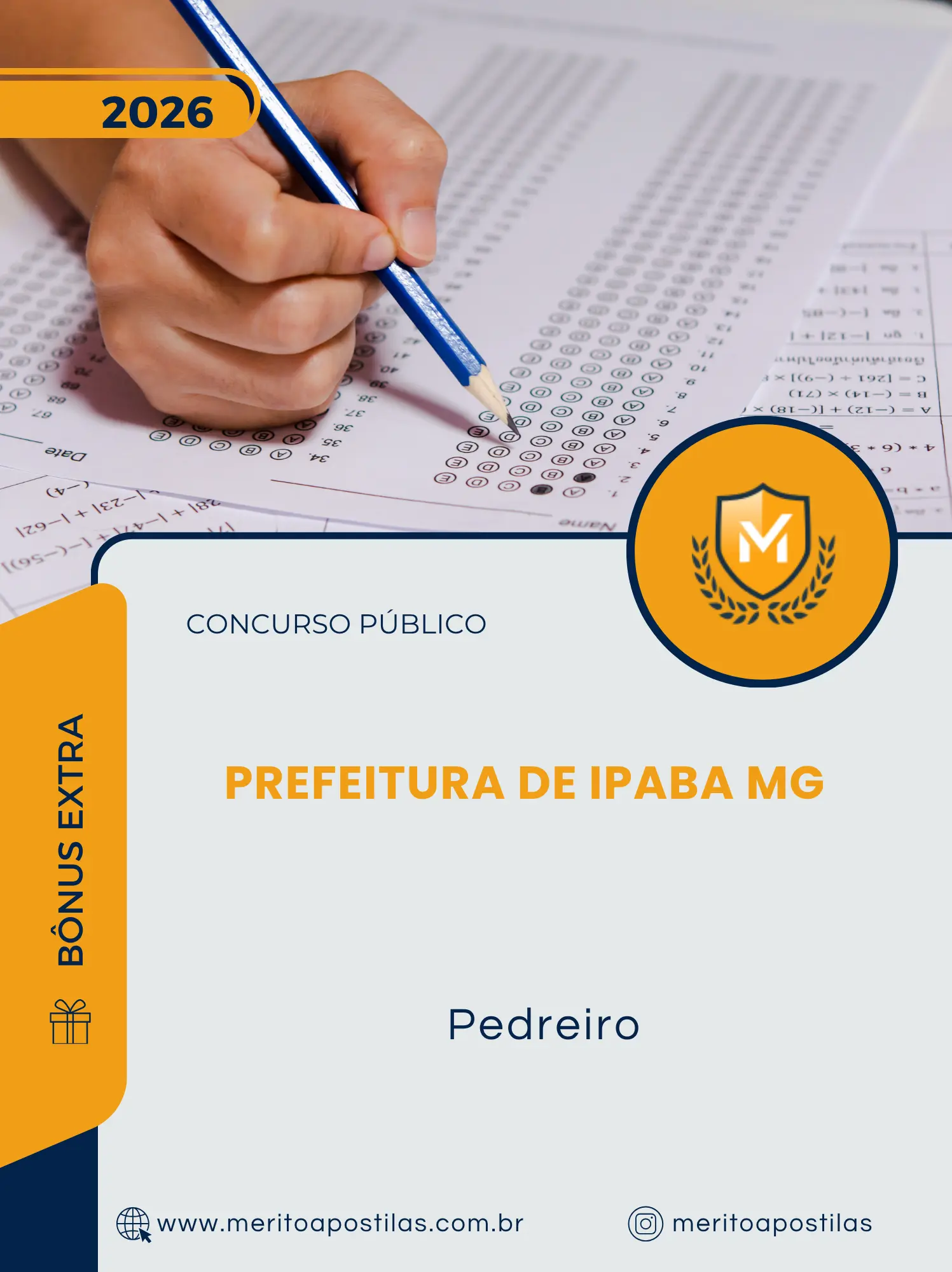 Apostila Pedreiro Prefeitura de Ipaba MG 2026