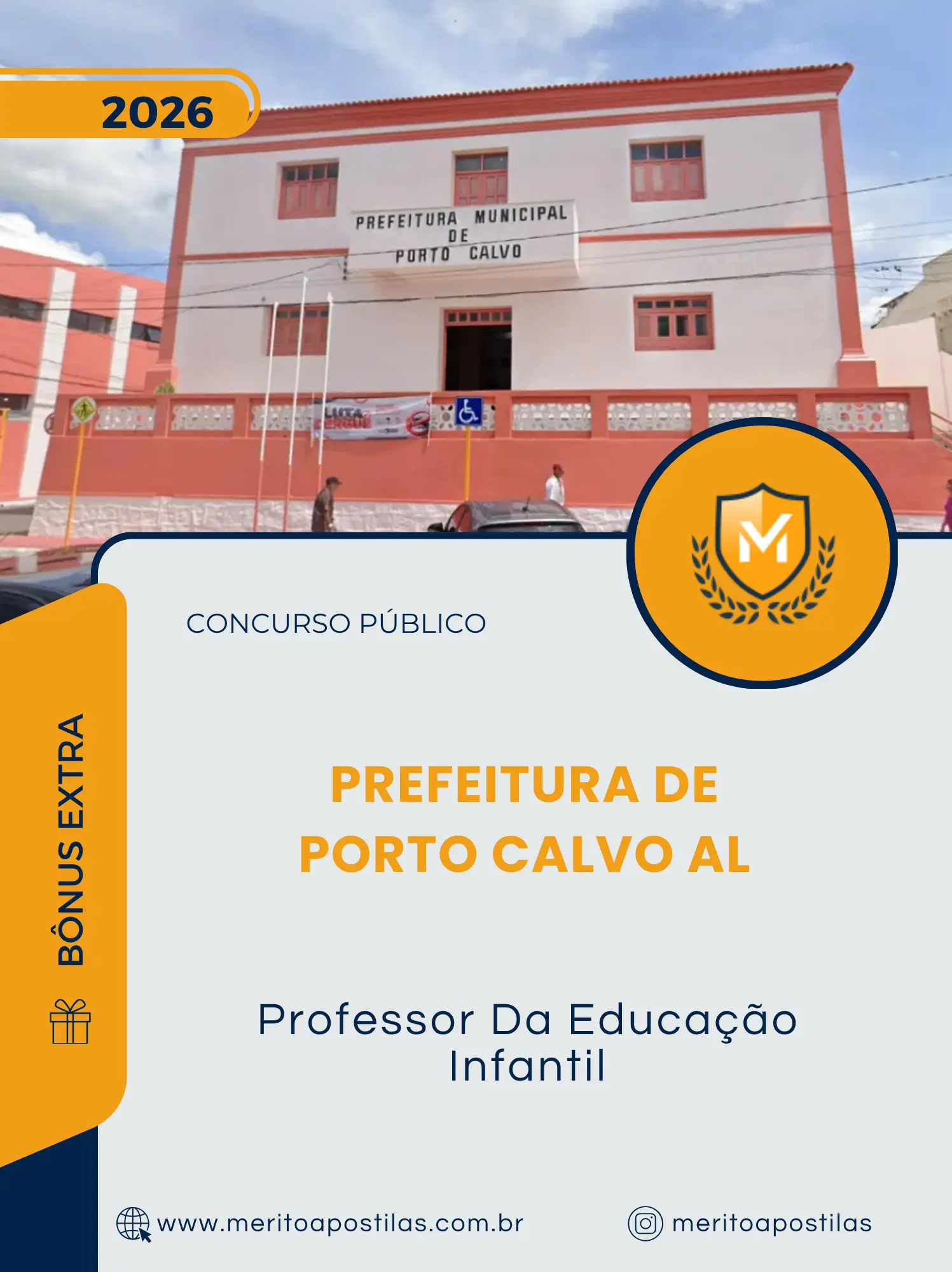 Apostila Professor Da Educação Infantil Prefeitura de Porto Calvo AL 2026