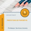 Apostila Professor De Anos Iniciais Prefeitura de Parobé RS 2026