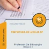 Apostila Professor De Educação Básica I Prefeitura de Lucélia SP 2026