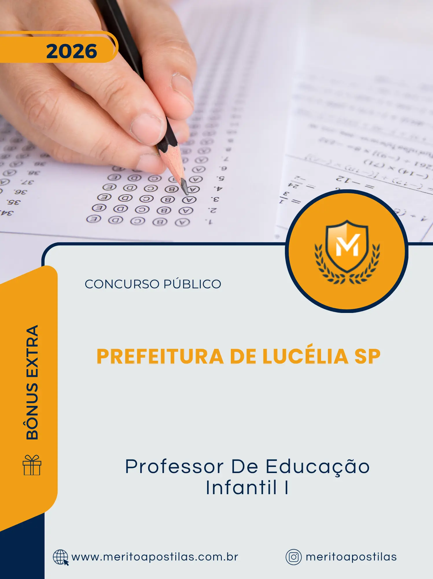 Apostila Professor De Educação Infantil I Prefeitura de Lucélia SP 2026