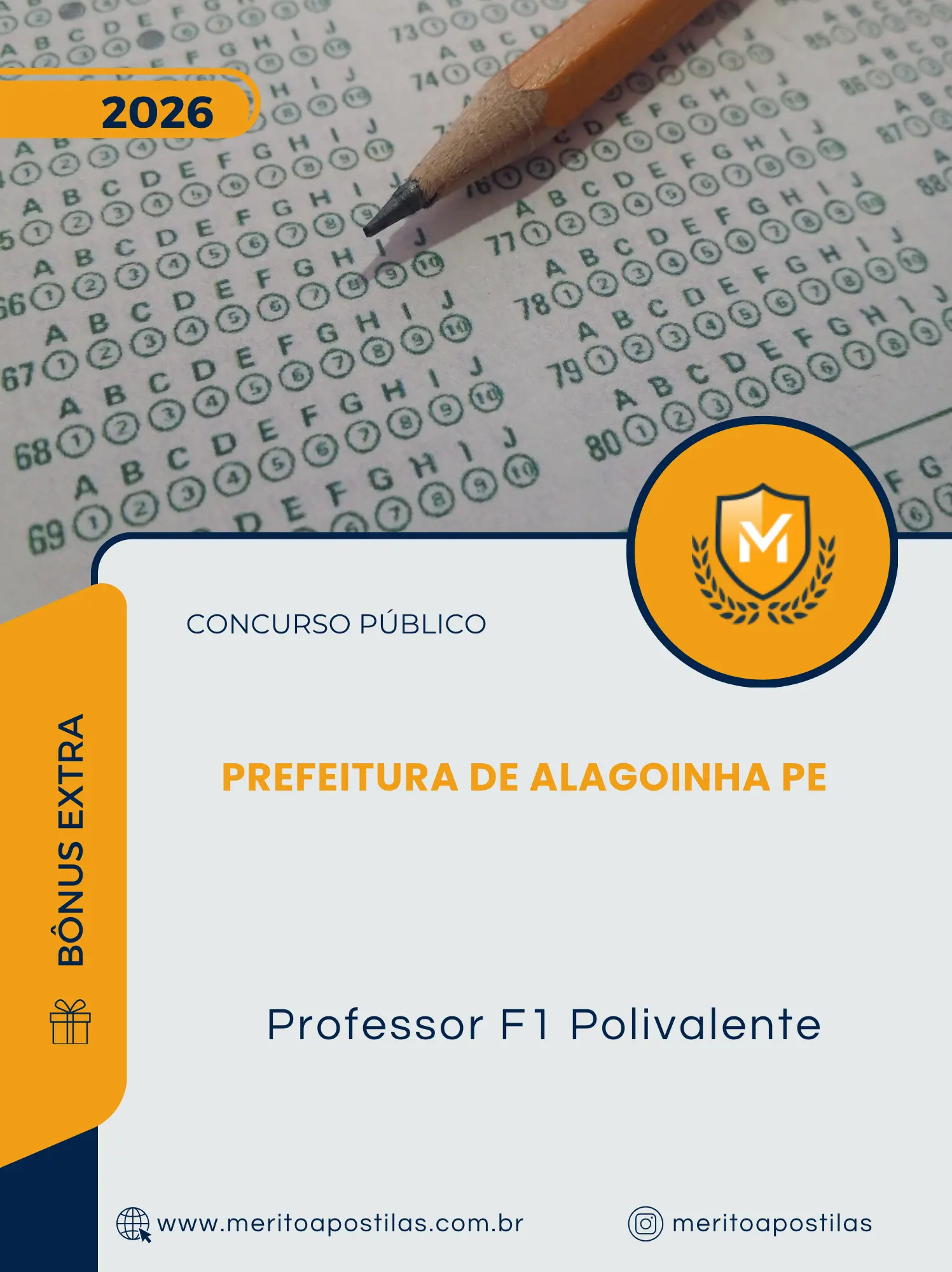 Apostila Professor F1 Polivalente Prefeitura de Alagoinha PE 2026