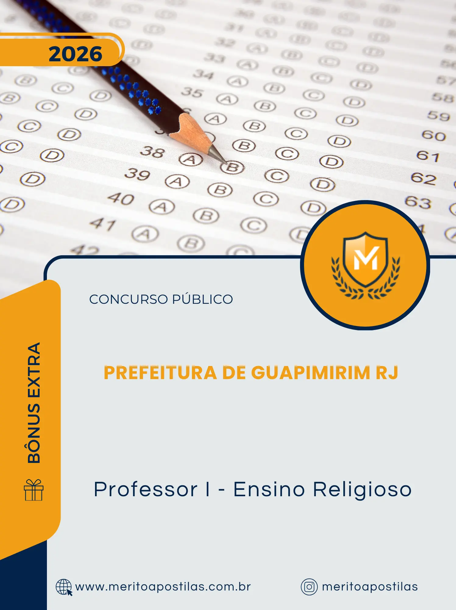 Apostila Professor I Ensino Religioso Prefeitura de Guapimirim RJ 2026