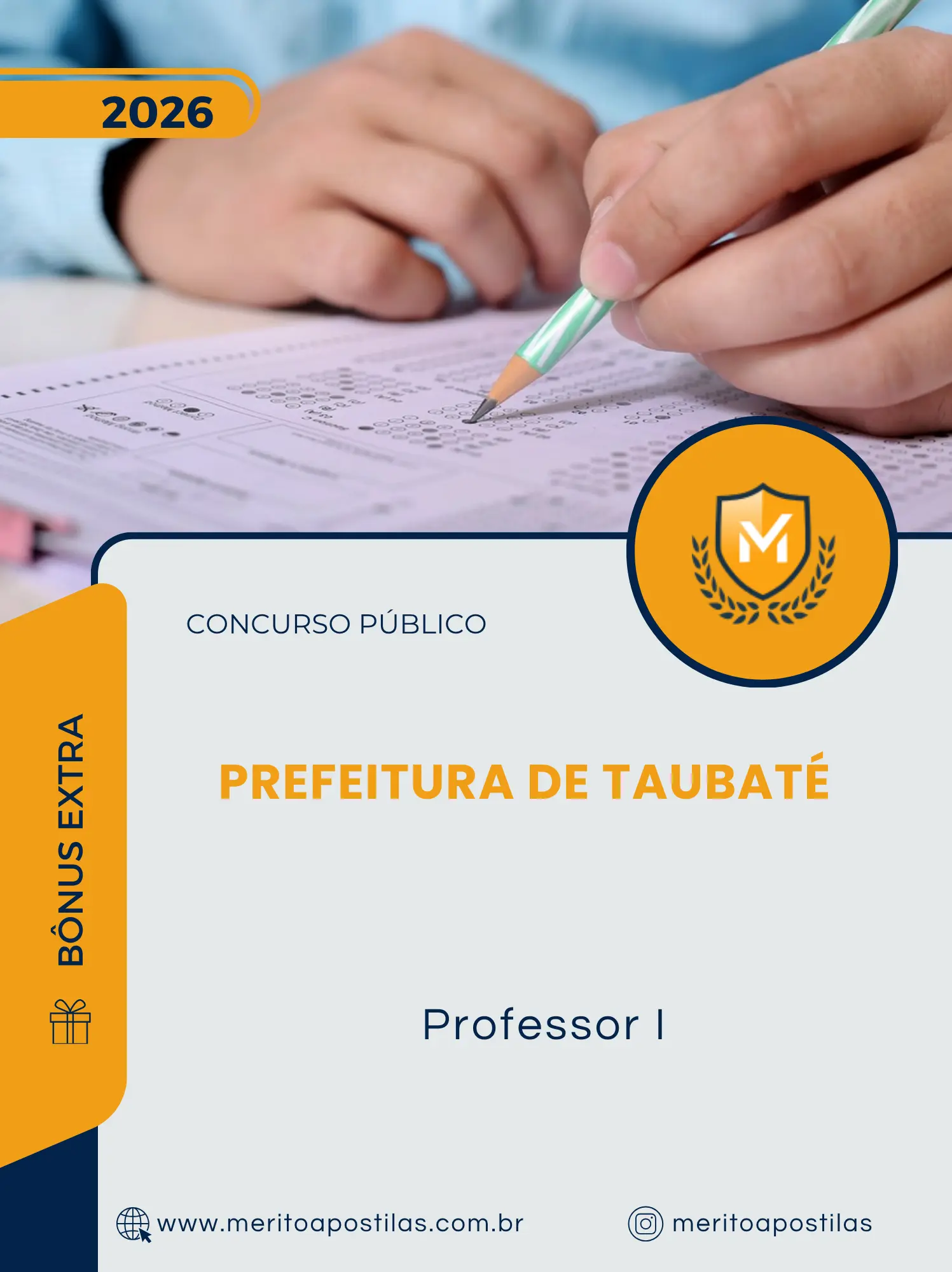 Apostila Professor I Prefeitura de Taubaté SP 2026