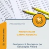 Apostila Professor II Professor de Educação Física Prefeitura de Campo Alegre SC 2026