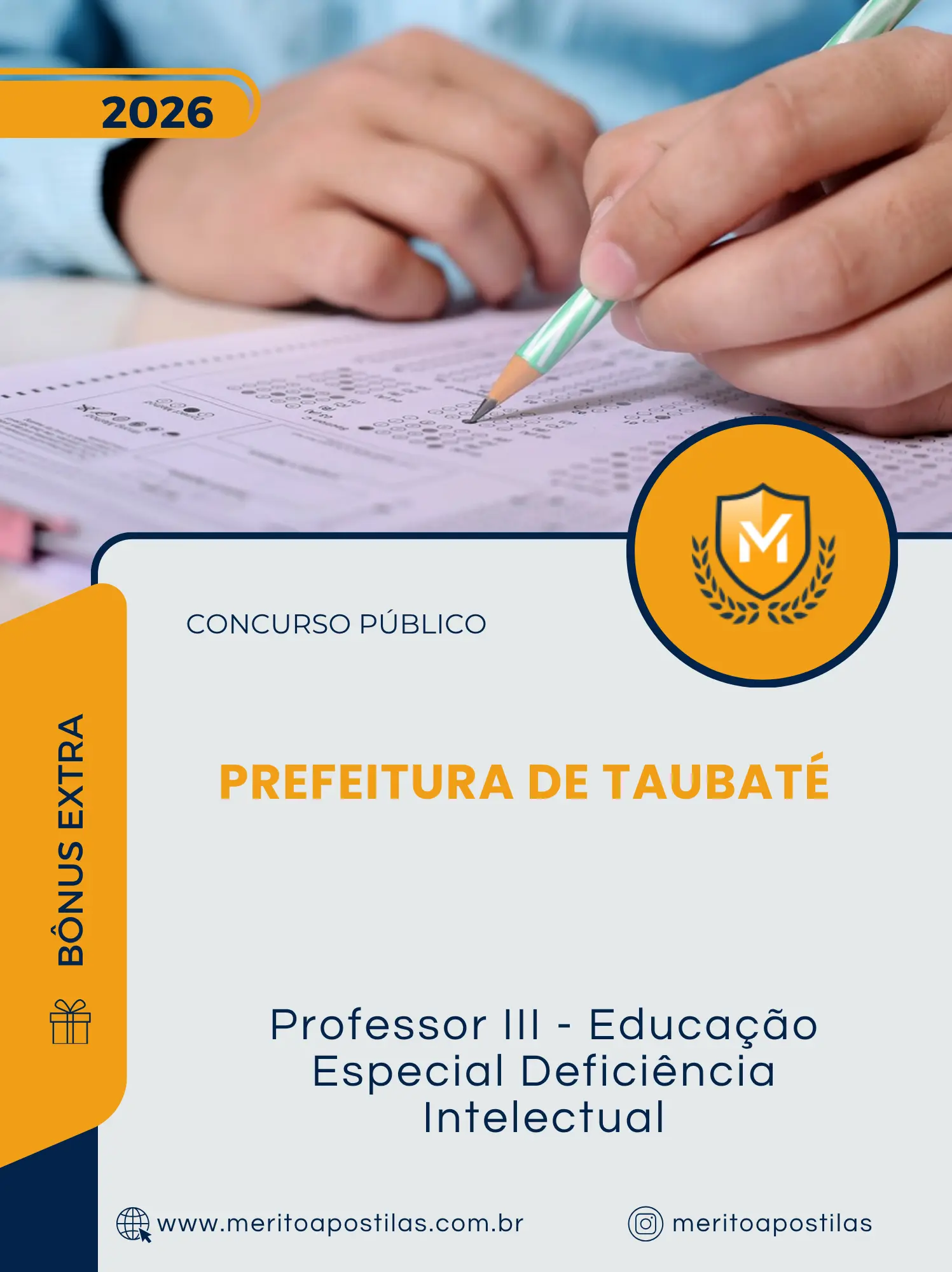 Apostila Professor III Educação Especial Deficiência Intelectual Prefeitura de Taubaté SP 2026