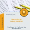 Apostila Professor VI Professor de Matemática Prefeitura de Campo Alegre SC 2026