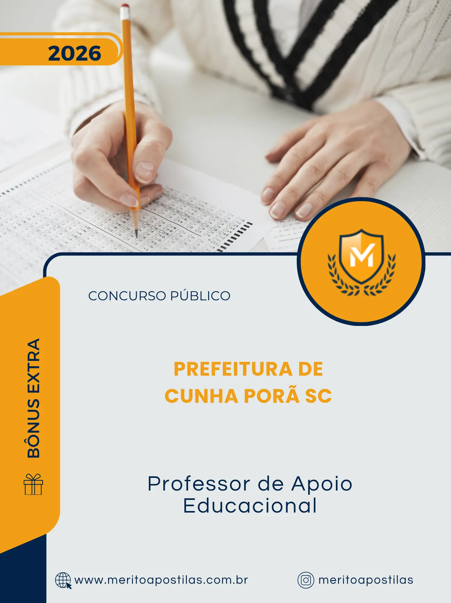 Apostila Professor de Apoio Educacional Prefeitura de Cunha Porã SC 2026