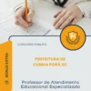 Apostila Professor de Atendimento Educacional Especializado Prefeitura de Cunha Porã SC 2026