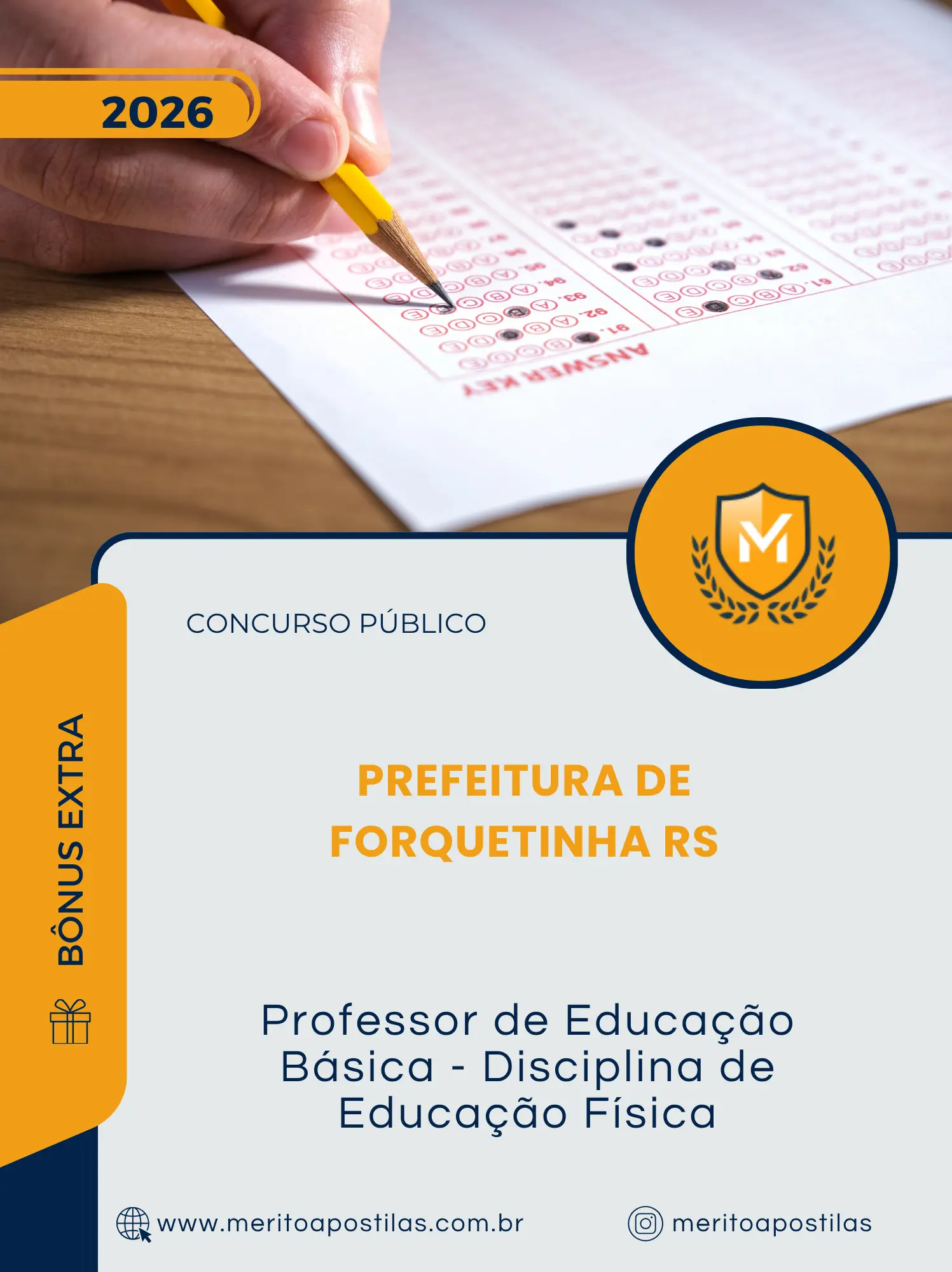 Apostila Professor de Educação Básica Disciplina de Educação Física Prefeitura de Forquetinha RS 2026