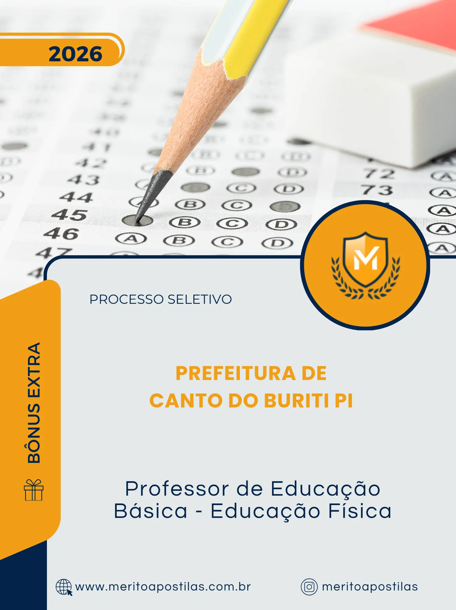 Apostila Professor de Educação Básica Educação Física Prefeitura de Canto do Buriti PI 2026