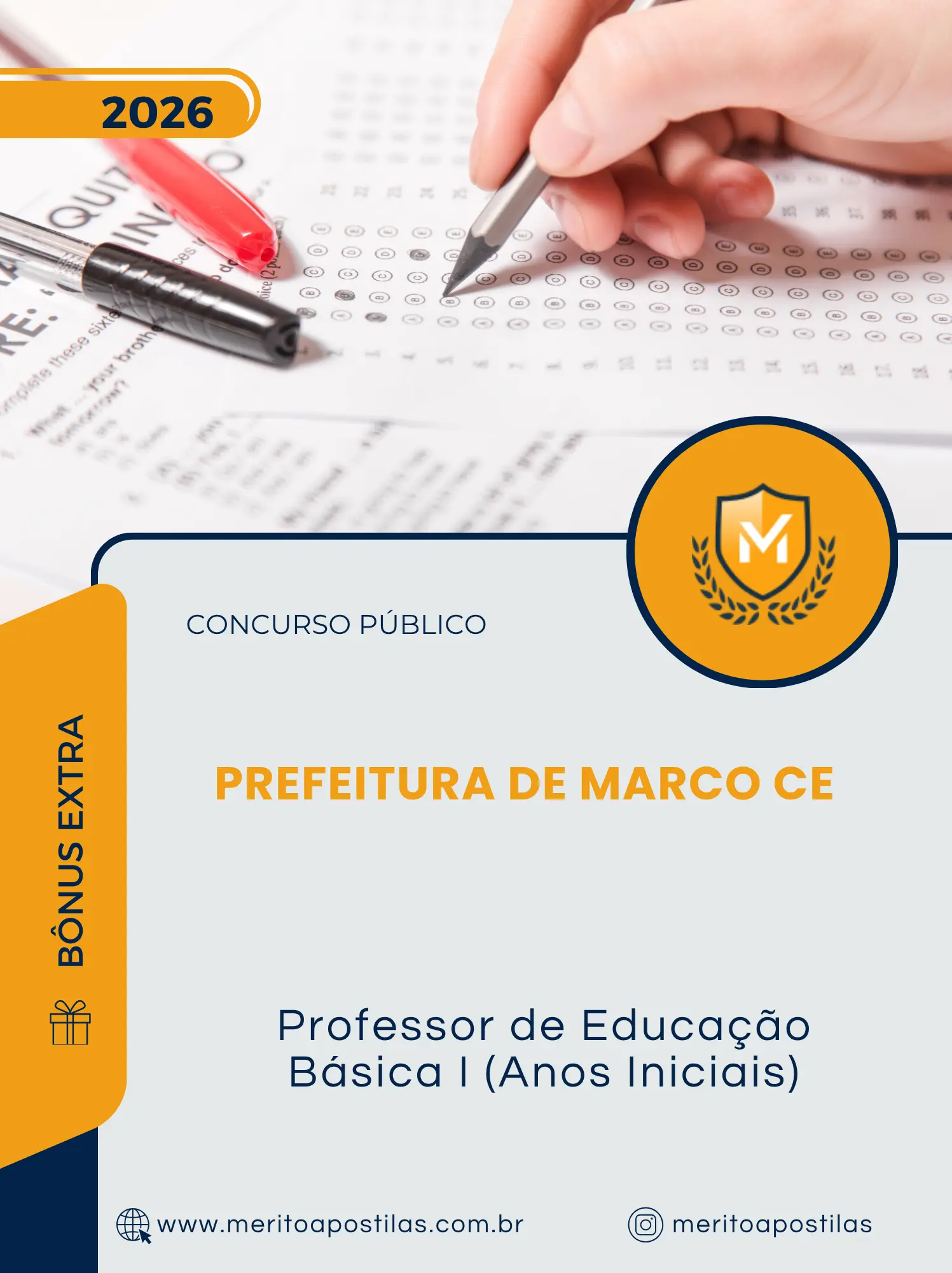 Apostila Professor de Educação Básica I Anos Iniciais Prefeitura de Marco CE 2026