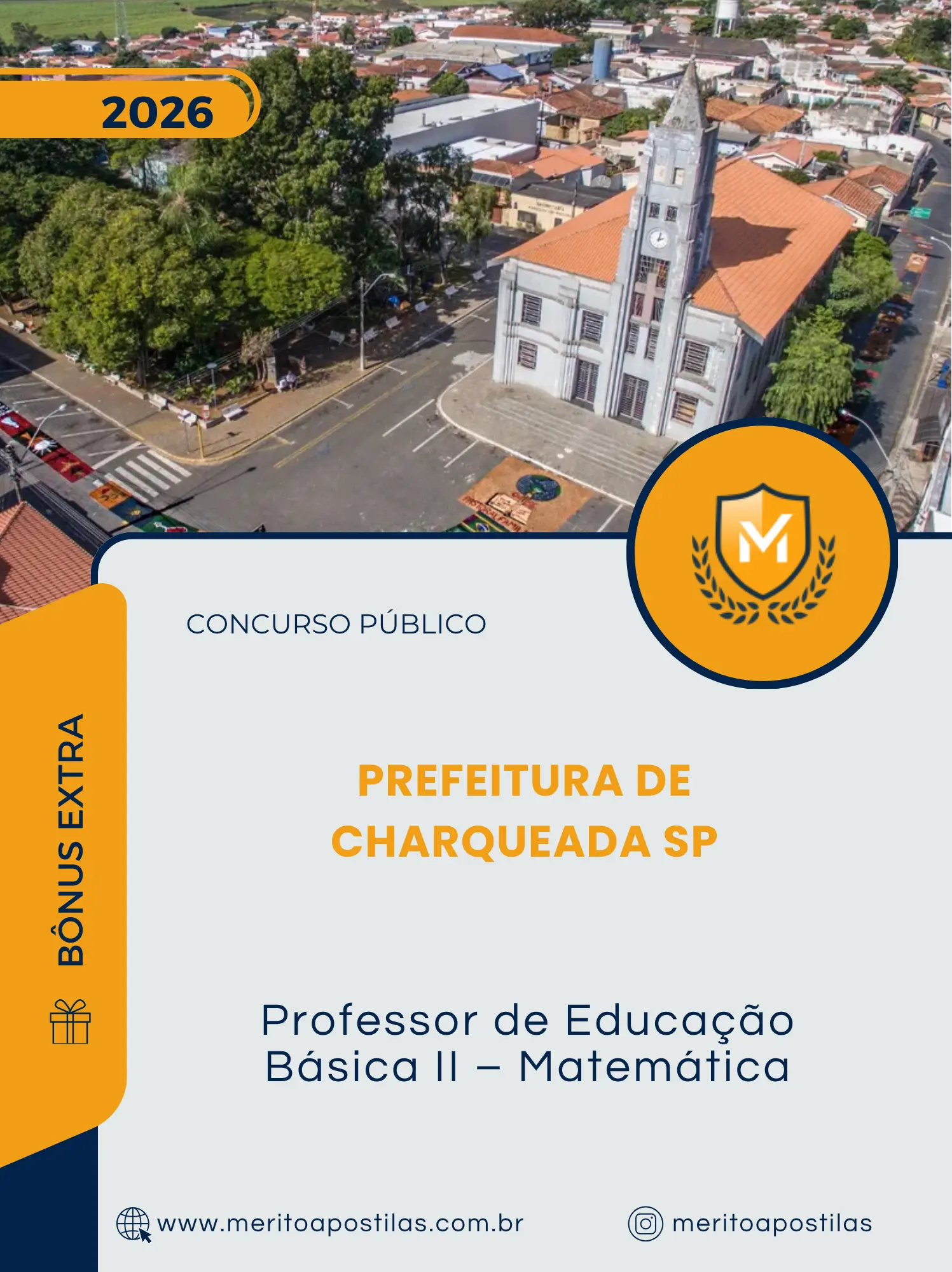 Apostila Professor de Educação Básica II Matemática Prefeitura de Charqueada SP 2026