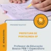 Apostila Professor de Educação Básica PEB II Especialista em Arte Prefeitura de Pontalinda SP 2026