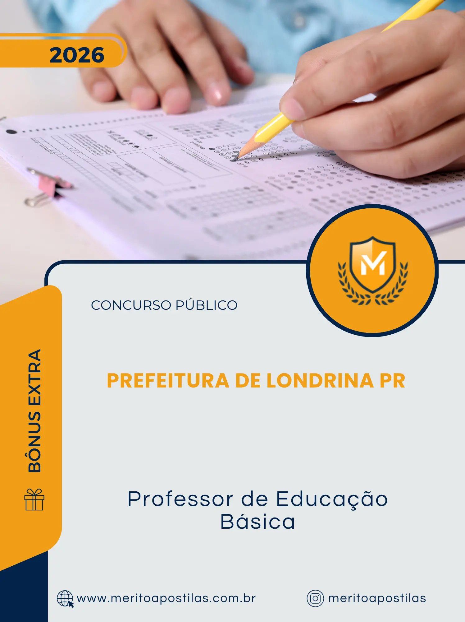 Apostila Professor de Educação Básica Prefeitura de Londrina PR 2026