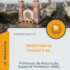 Apostila Professor de Educação Especial Professor AEE Prefeitura de Chapecó SC 2026