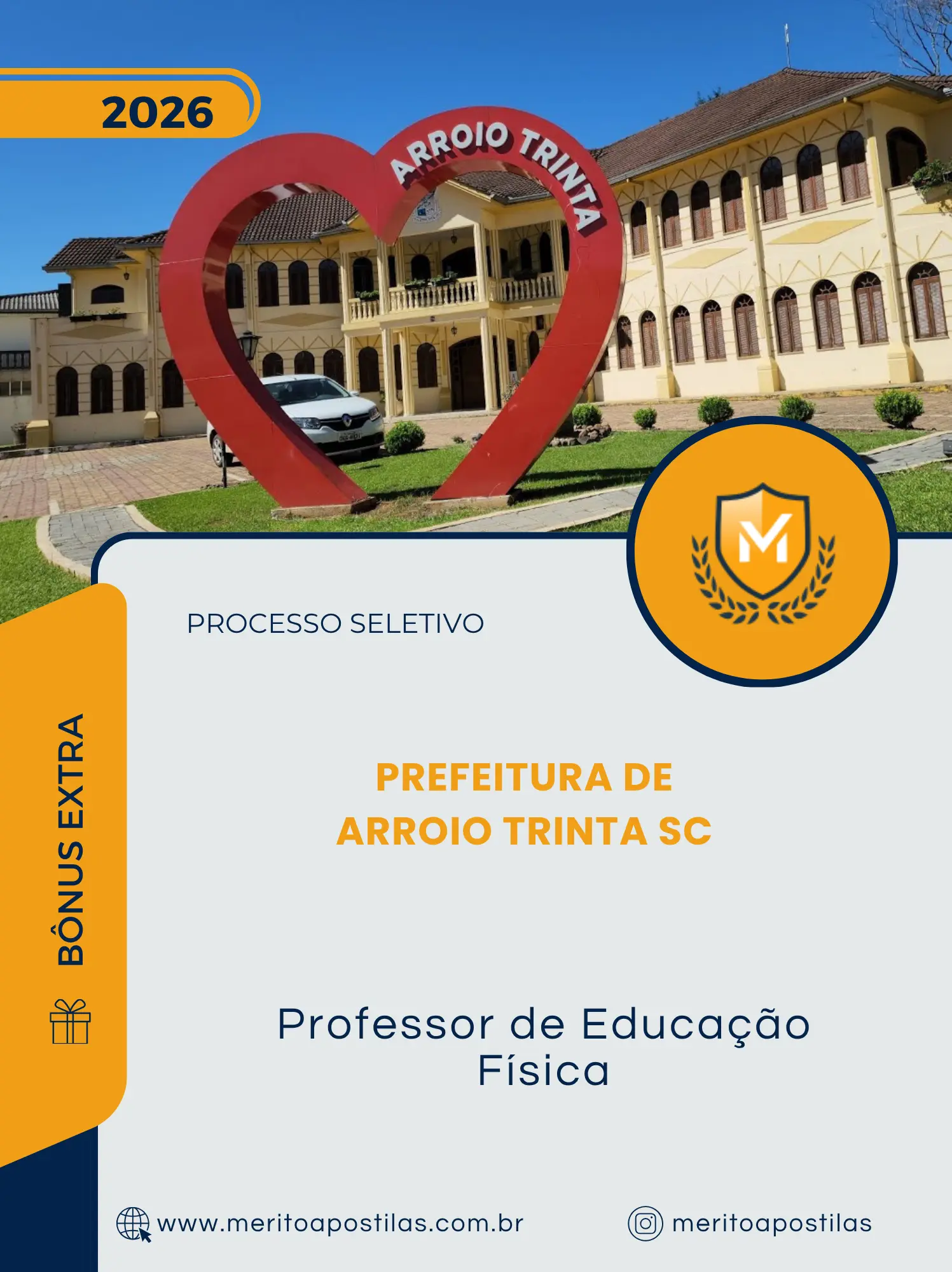 Apostila Professor de Educação Física Prefeitura de Arroio Trinta SC 2026