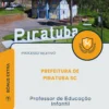 Apostila Professor de Educação Infantil Prefeitura de Piratuba SC 2026